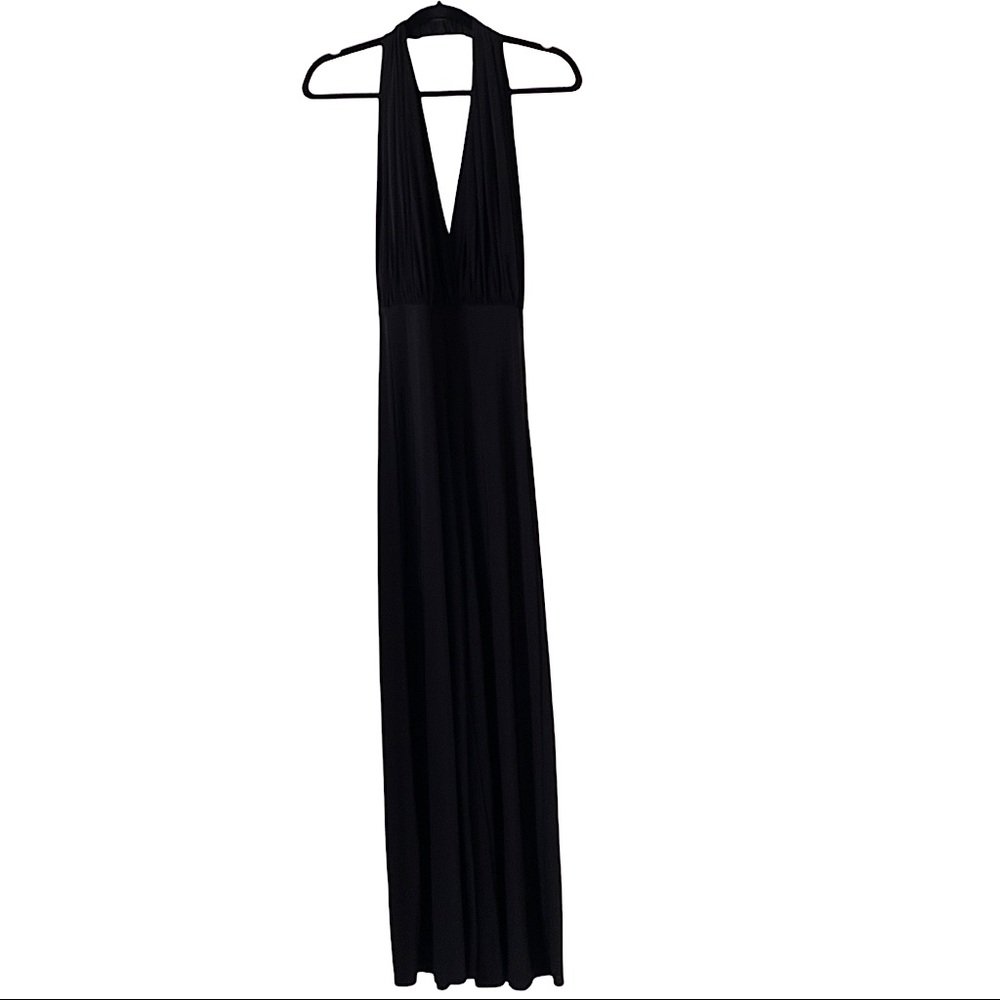 Foreign Exchange Black Halter Jumpsuit